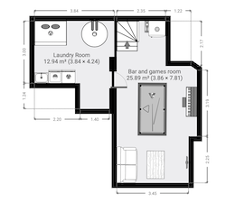 Floorplan: Basement